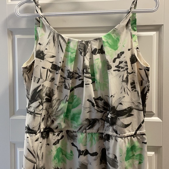 Cream black and green Vero Moda dress - Picture 2 of 4